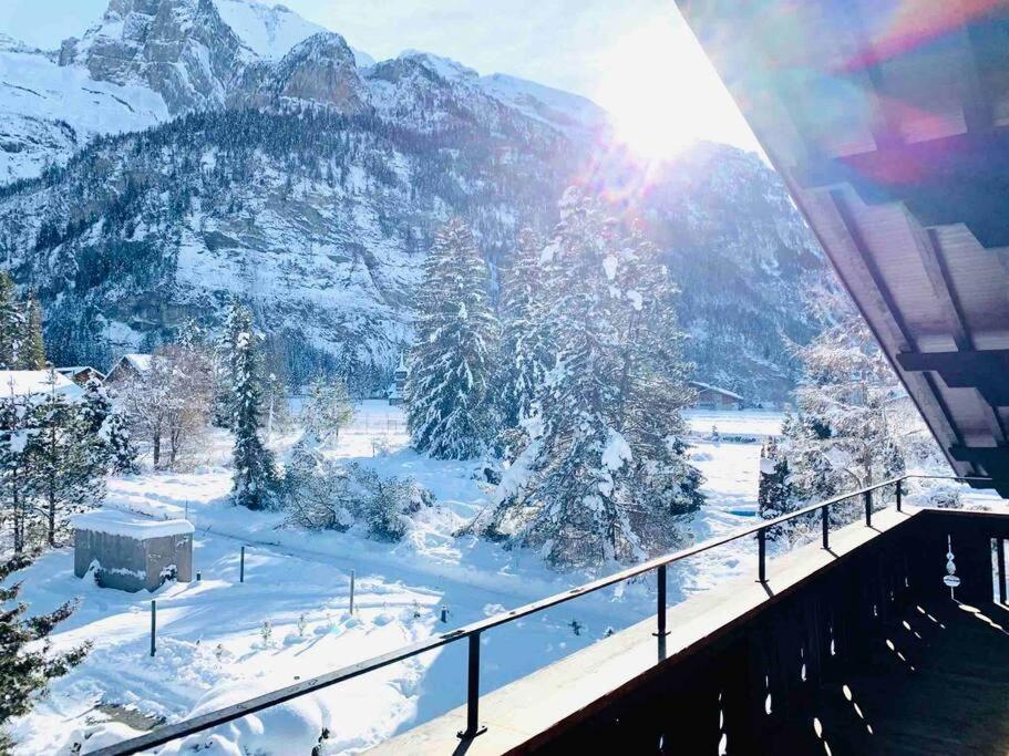 Unique Penthouse With Gallery And Mountain View Kandersteg Εξωτερικό φωτογραφία