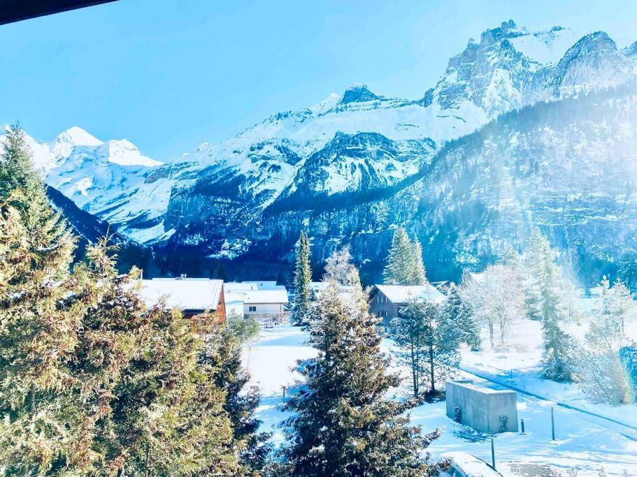 Unique Penthouse With Gallery And Mountain View Kandersteg Εξωτερικό φωτογραφία